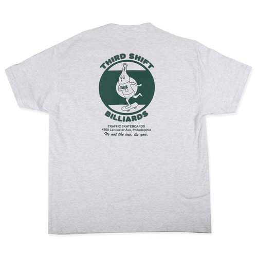 Traffic Tee Third Shift Ash Grey  [Size: Mens X Large] [Colour: Grey]