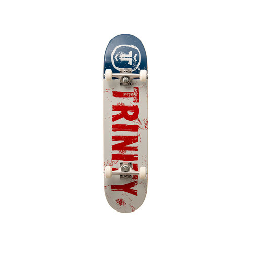 Trinity Complete Brushed Logo Black/White/Red 7.75