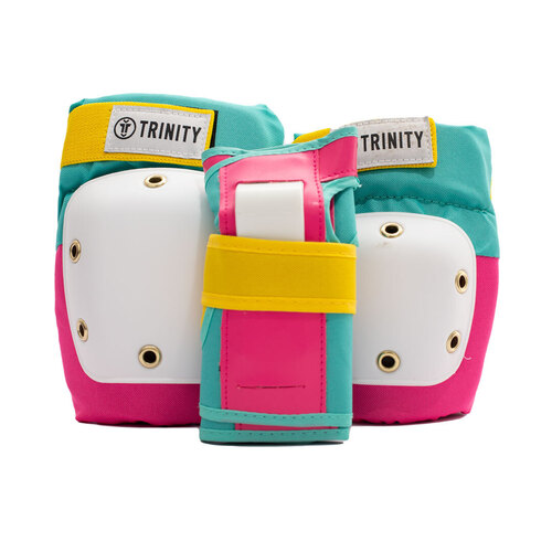 Trinity Youth Pad Pack Teal Pink Yellow [Size: S-M]