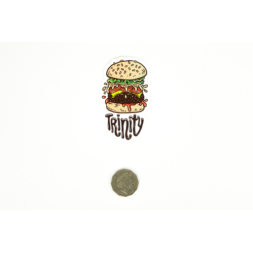 Trinity Cheeseburger Sticker
