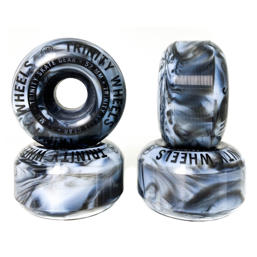 Trinity Wheels 52mm (100a) Black/White Swirl Round