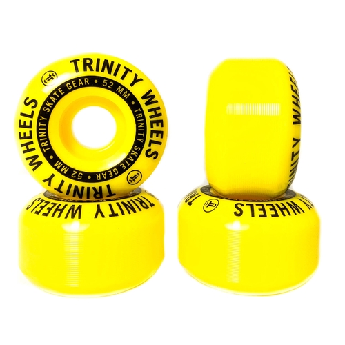 Trinity Wheels 52mm (95a) Yellow Round