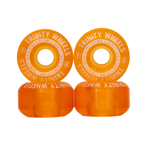 Trinity Wheels 52mm (100a) Clear Orange
