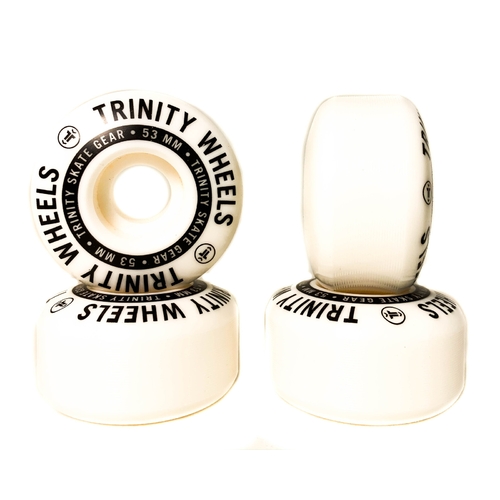 Trinity Wheels 53mm (95a) White Round