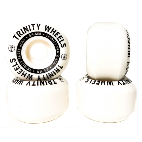 Trinity Wheels 54mm (100a) White V-Cut