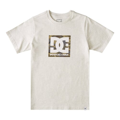 DC Youth Tee Boys Star Fill Snow Heather [Size: Youth 8/XSmall]