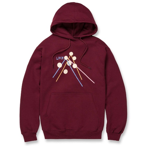 Uma Hoodie Sticks Maroon [Size: Mens Large] [Colour: Red]