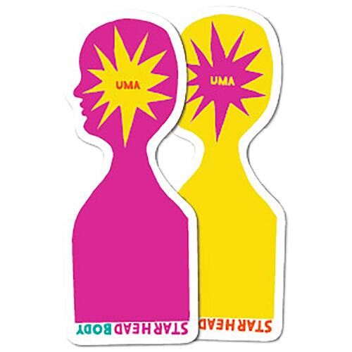 Uma Sticker Starhead 3.5 inch