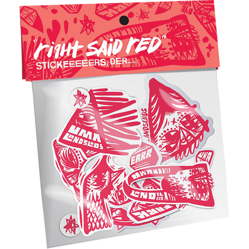Uma Landsleds Stickers Right Said Red 15 Pack Assorted