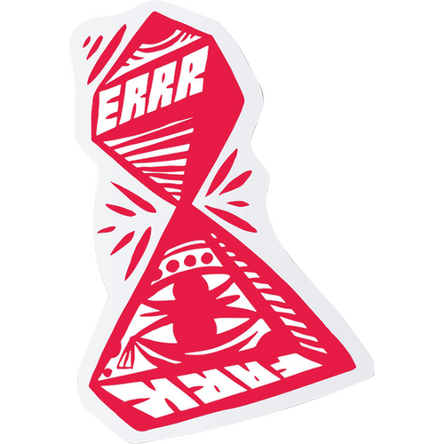 Uma Sticker Errr Fark 6.75 inch