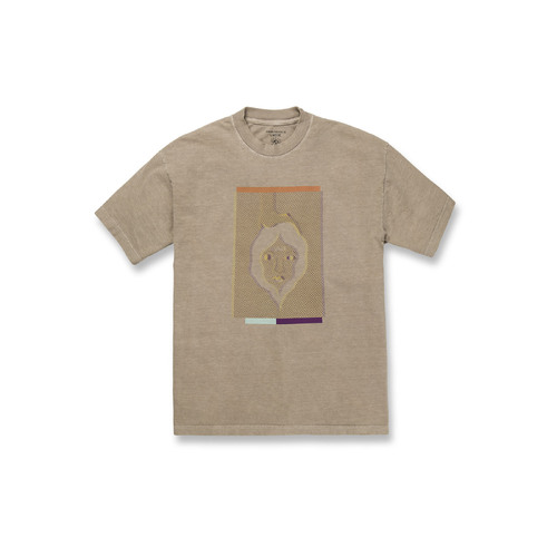 Uma Landsleds Tee Misregistered Natural [Size: Mens Medium] [Colour: Natural]