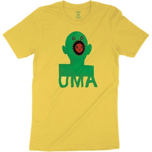 UMA Tee (XL) Mouthface Yellow 
