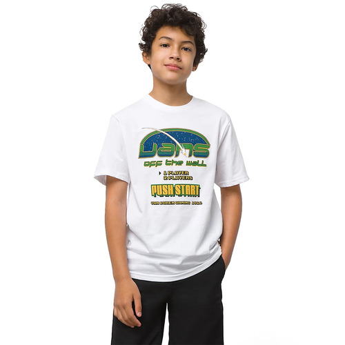 Vans Youth Tee Digitally Free White [Size: Youth 10]