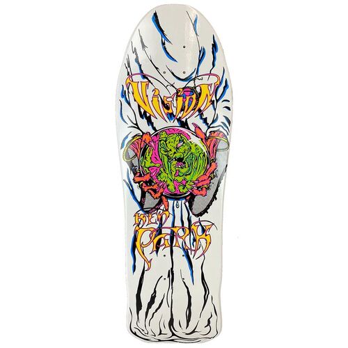 Vision Deck Crystal Ball Ken Park Re-Issue White 10 x 30 Inch