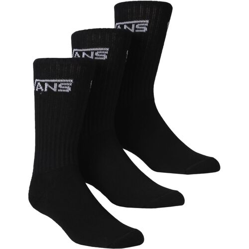 Vans Socks Classic Crew 3pk Black