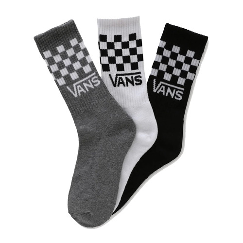 Vans Socks Classic Check Crew Black/White/Grey US 9.5-13