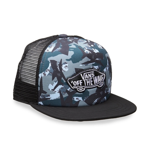 Vans Youth Hat Classic Patch Trucker Plus Shark Camo