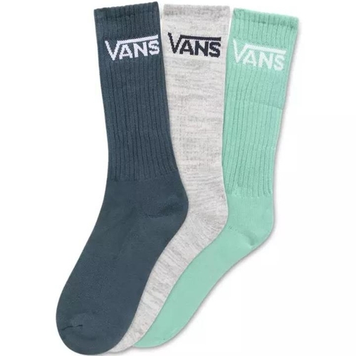 Vans Socks Classic Crew 3pk Dusty Jade Green/Grey/Teal US 9-13