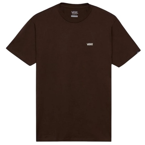 Vans Tee Left Chest Logo Turkish Coffee [Size: Mens Medium] [Colour: Brown]