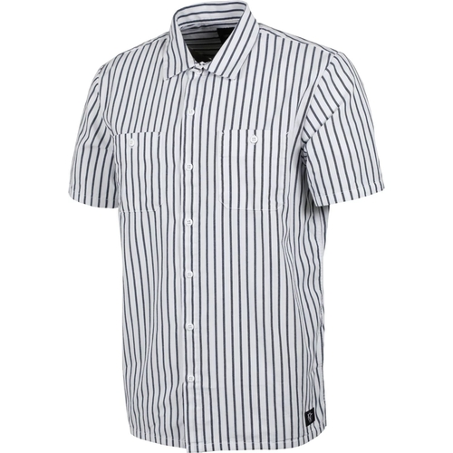 Vans Shirt Rowan Workwear Stripe White/Dress Blues [Size: Mens Medium]