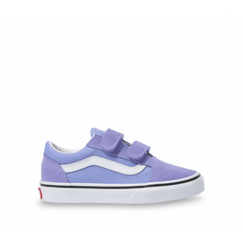 Vans Youth Old Skool Velcro Pale Iris/True White [Size: US 11K]