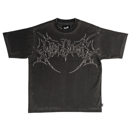 Welcome Tee Grapple Boxy Overprint Black