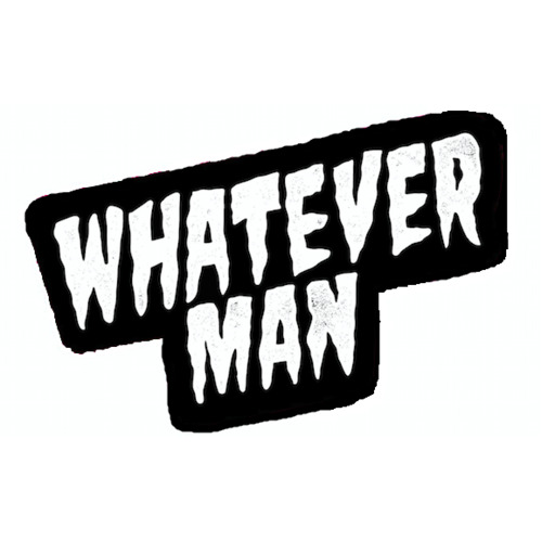 Whateverman Sticker Logo Black