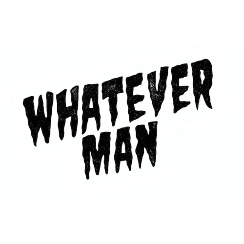 Whateverman Sticker Logo White