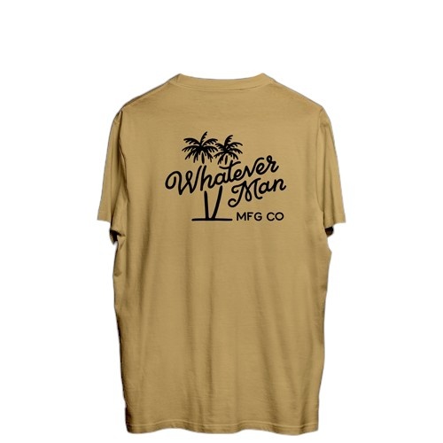 Whateverman Tee Palmy Tan [Size: Mens Small] [Colour: Khaki]