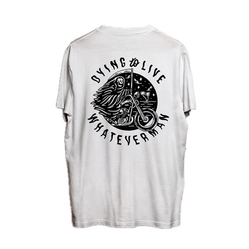 Whateverman Tee Iron Horse White [Size: Mens Small]