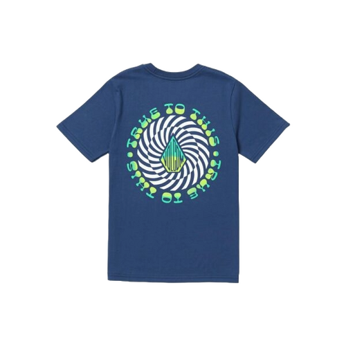 Volcom Youth Tee Iron91 Navy [Size: Youth 2]