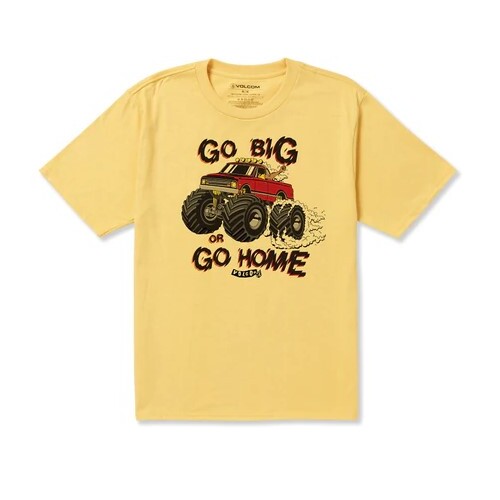 Volcom Youth Tee Going Big Golden Mustard [Size: ]